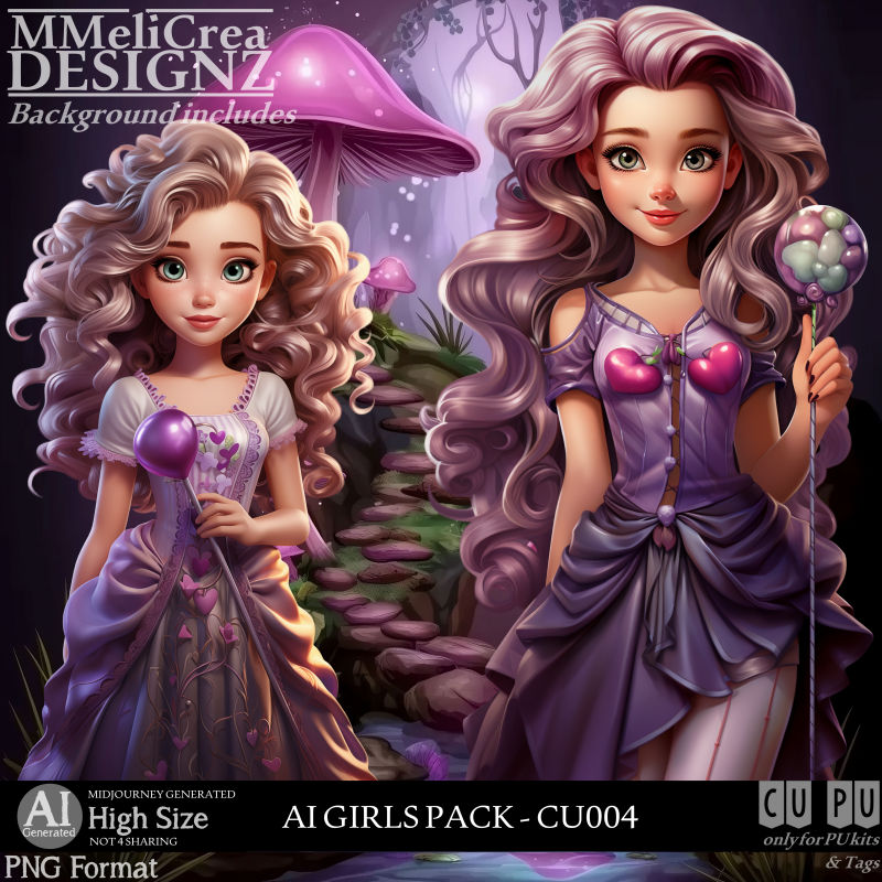 (image for) AI - GIRLS PACK CU004 (CU4PU/PNG)